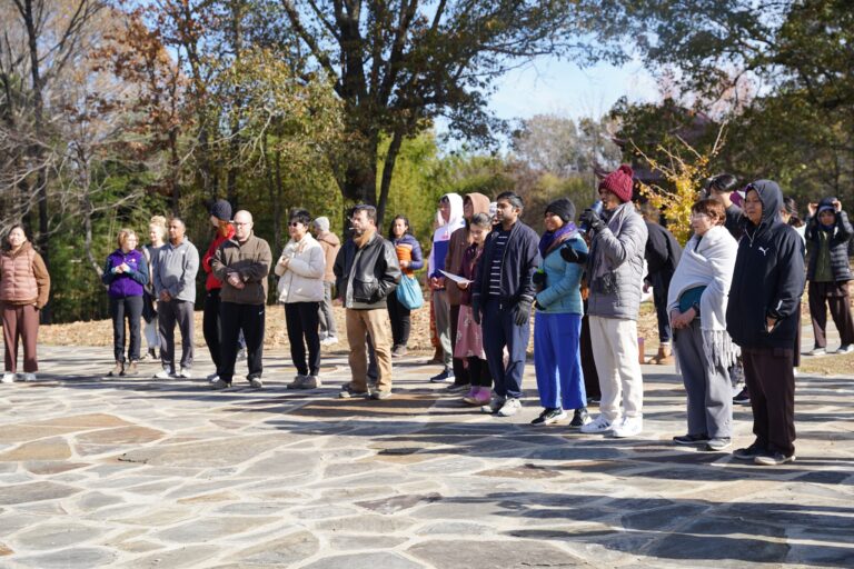 gathering before walking