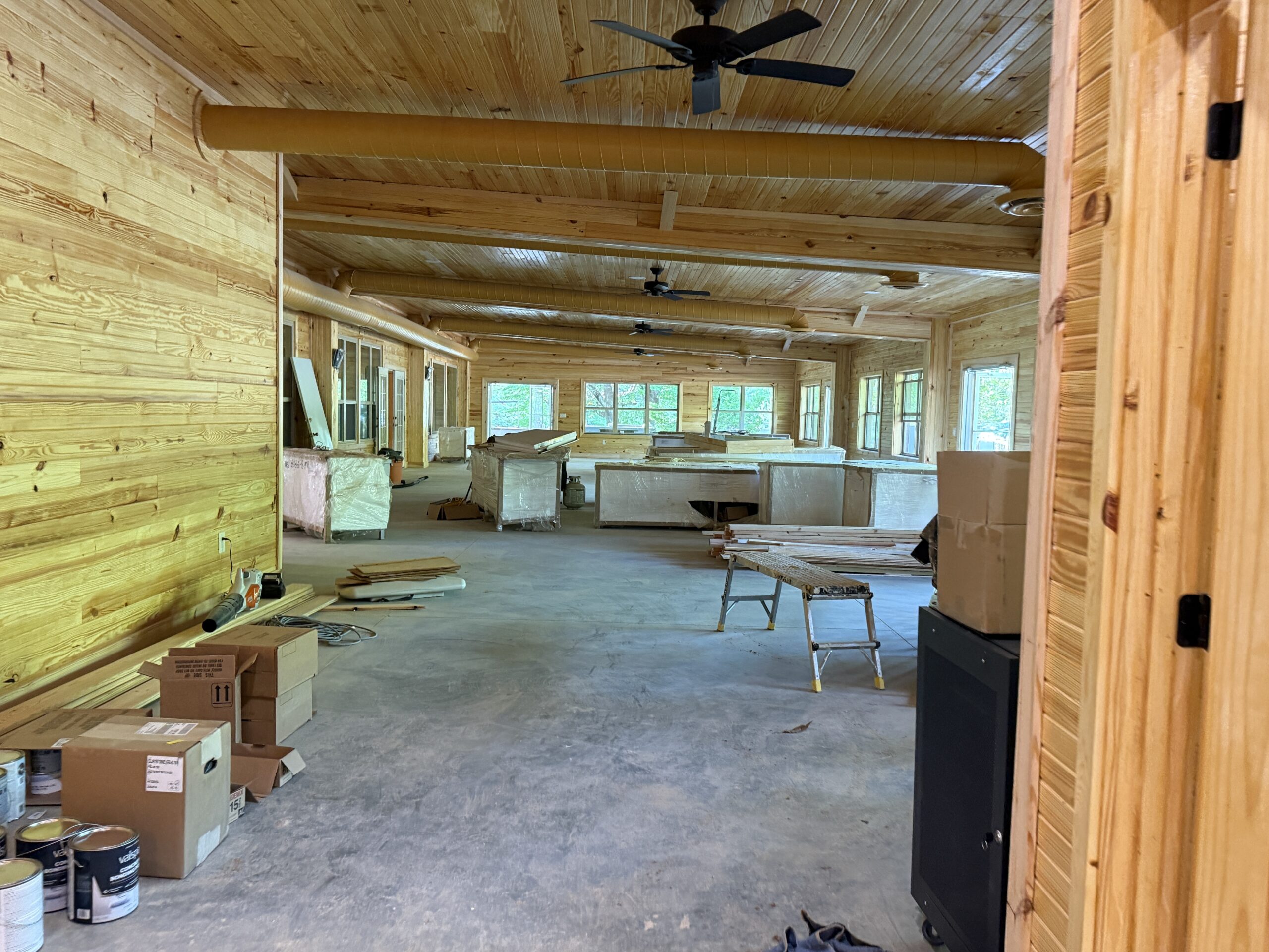 inside kitchen reno