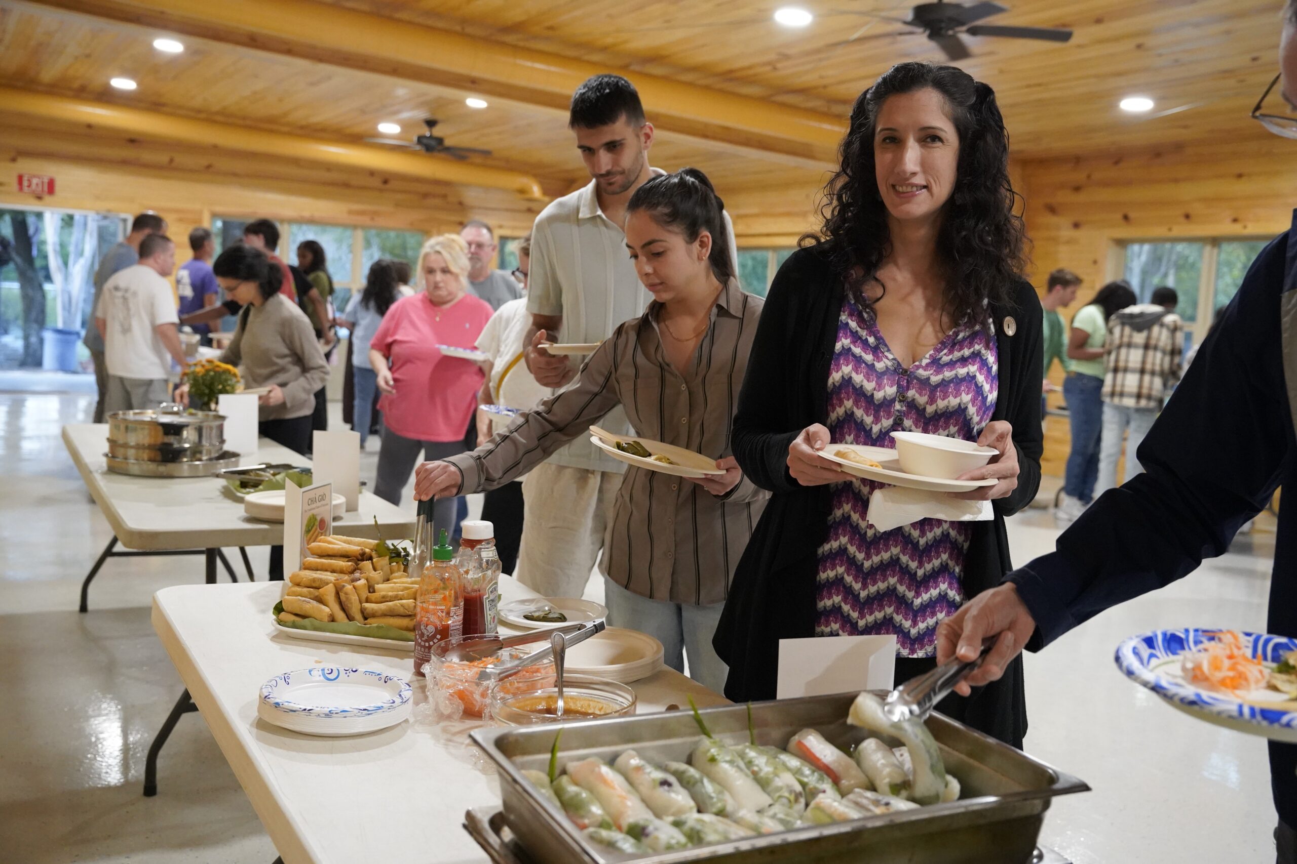 open house serving dinner